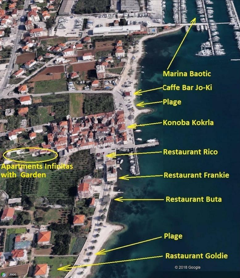 Apartments Infinitas Trogir Eksteriør billede